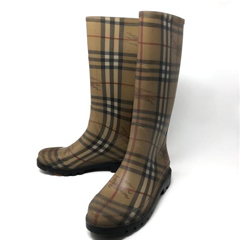botas de lluvia burberry mujer